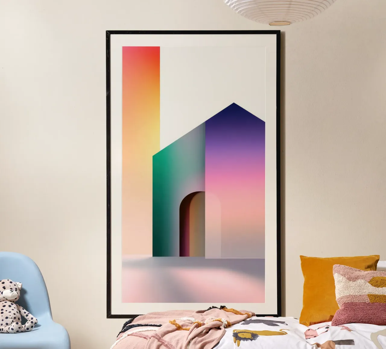 Composizione geometrica astratta poster da Geometric