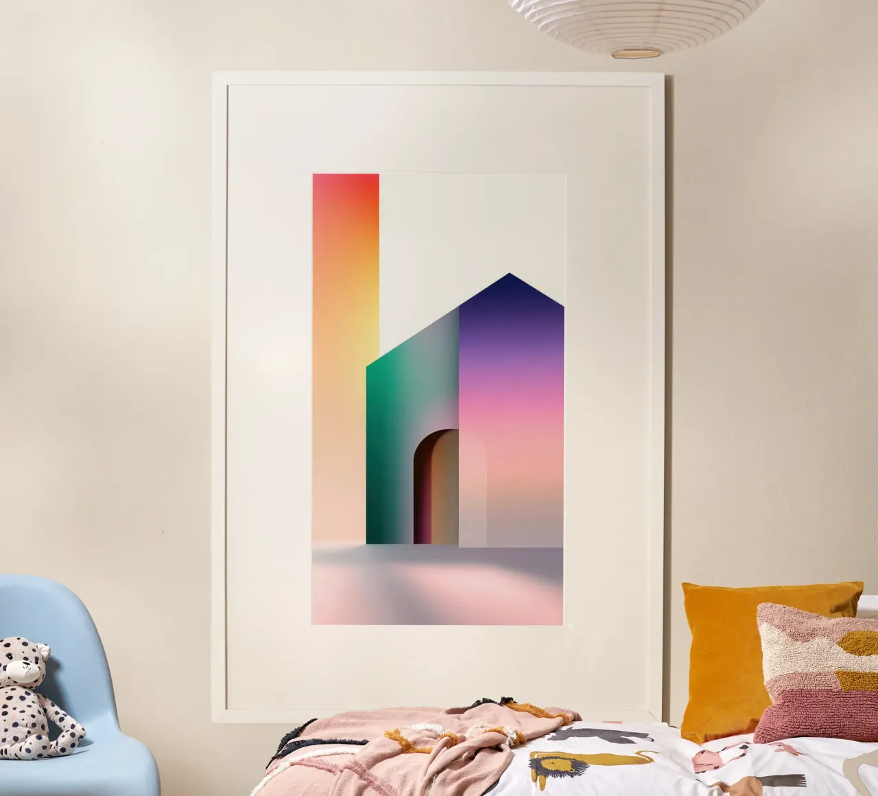 Composizione geometrica astratta poster da Geometric