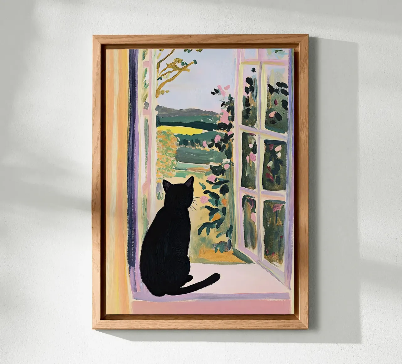 Katze am Fenster, Matisse inspiriert Forex-Platte von Euphoria Theresa