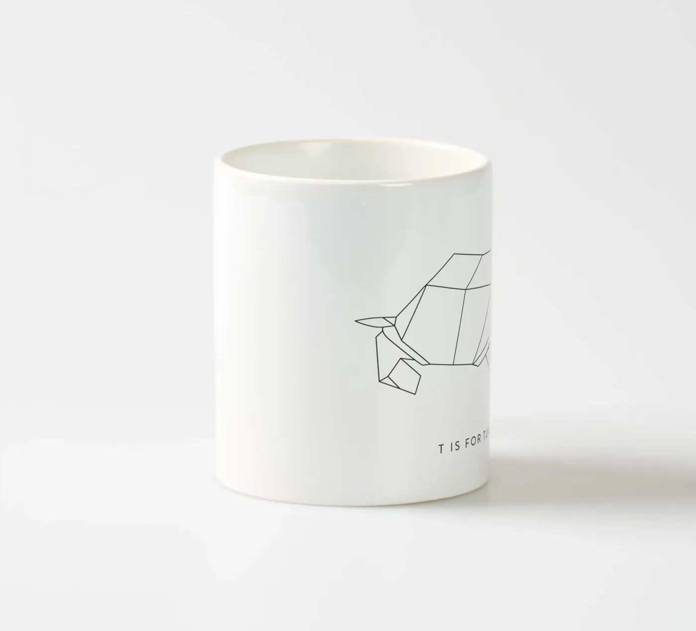 T ceramic mug by Julia Marquardt-Lott