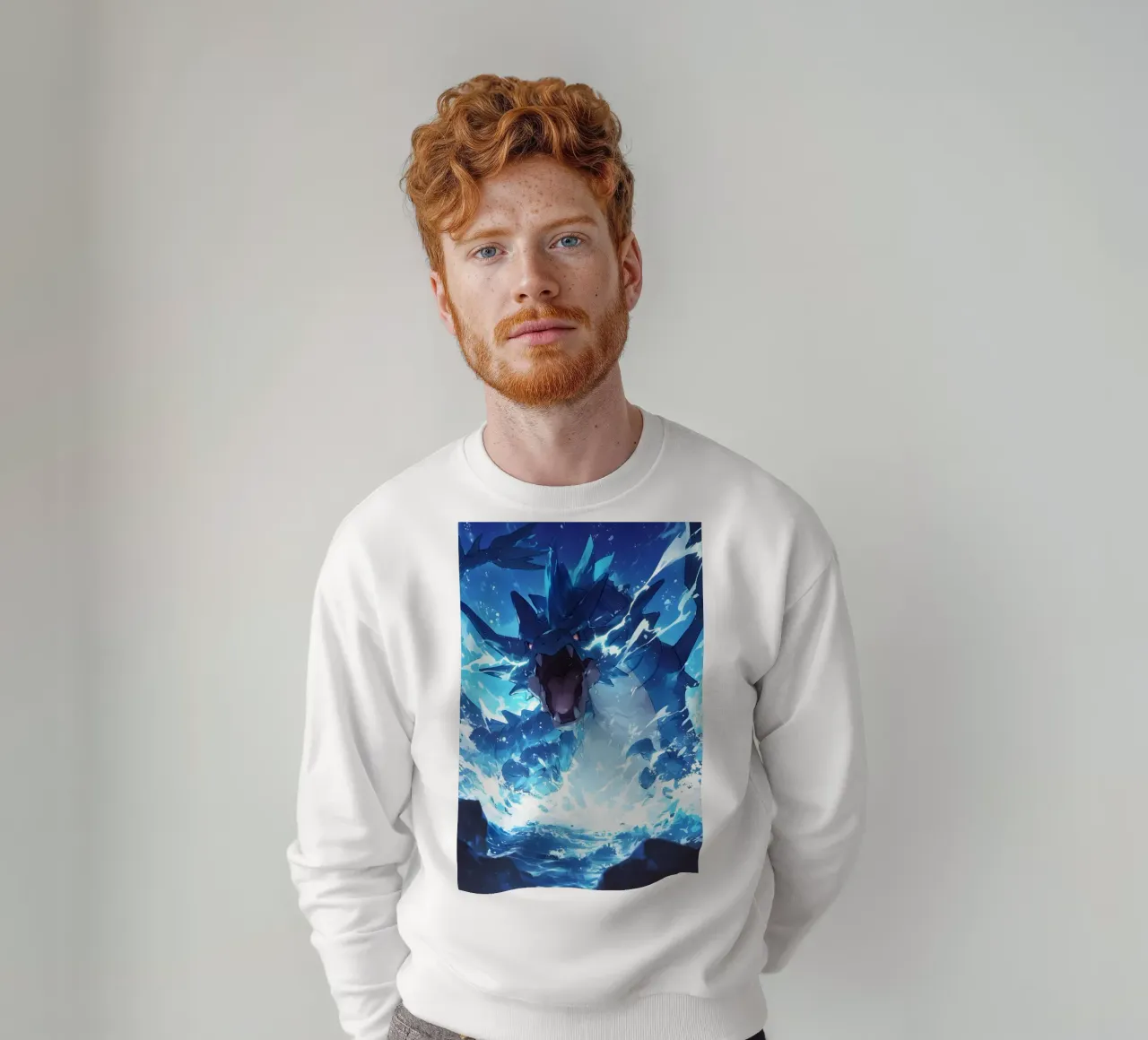 Gyarados Pokemon felpa da CreativeStudio