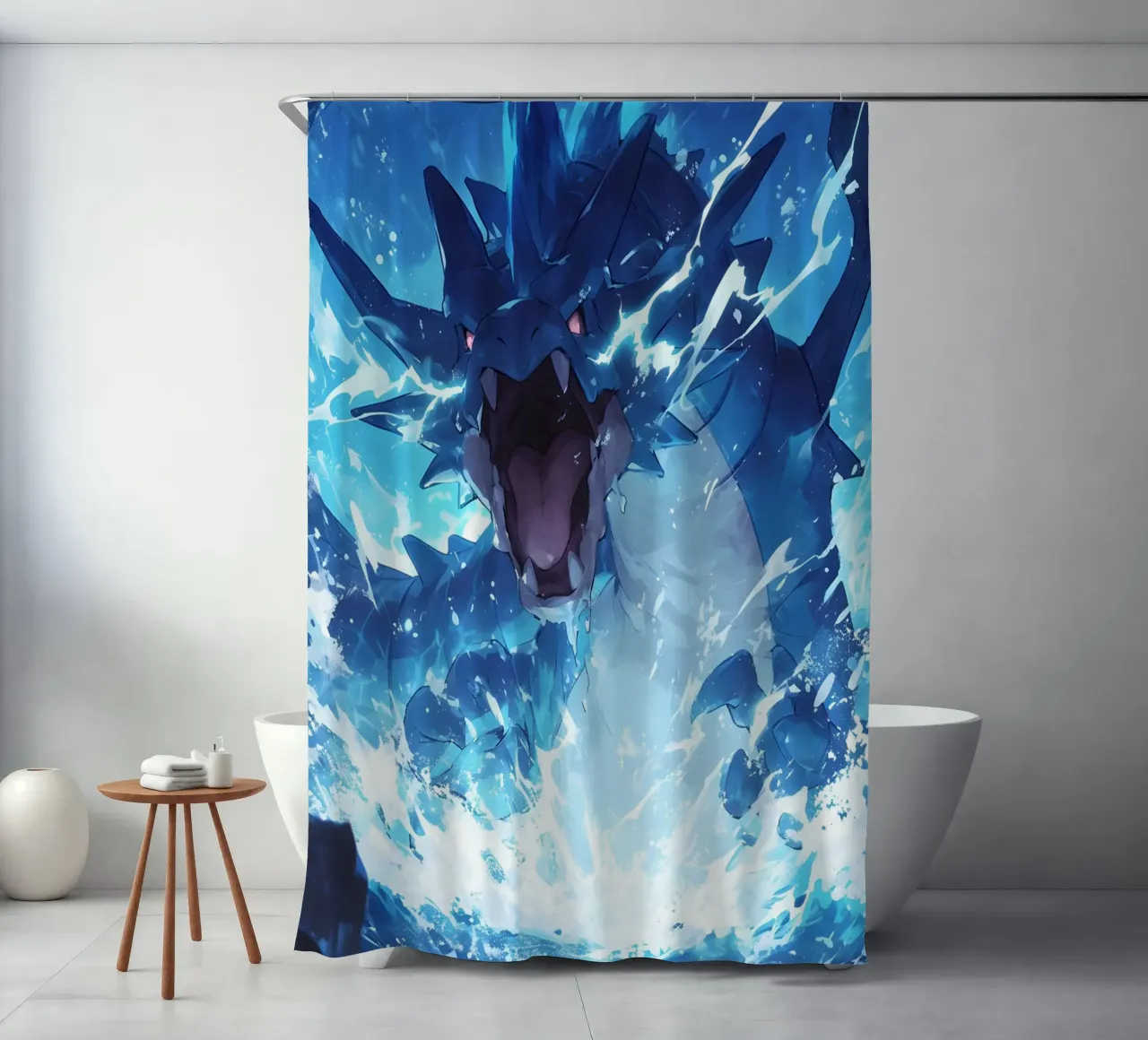 Gyarados Pokemon tenda da doccia da CreativeStudio