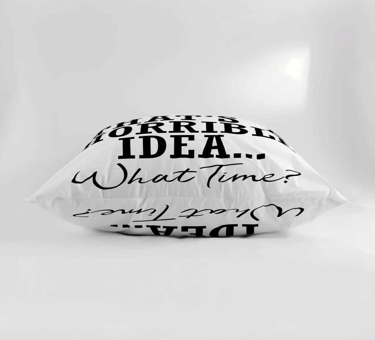 รจ un'idea orribile... a che ora? cuscino da ririedis