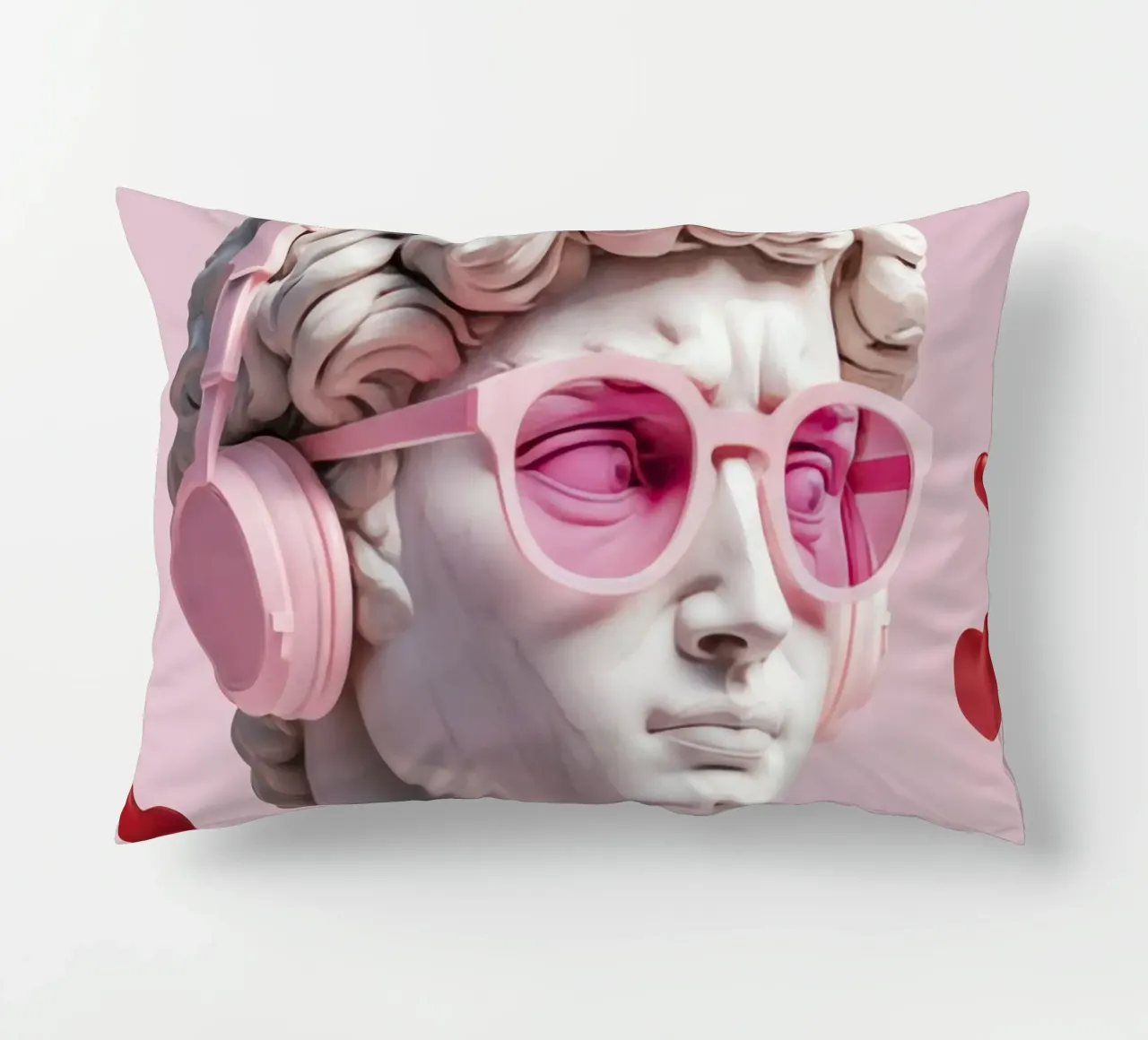 L'amore classico incontra quello moderno: Pink Pop David cuscino da Modern Muse
