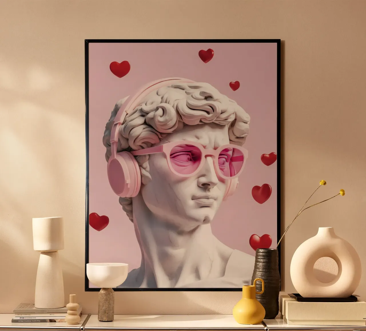L'amore classico incontra quello moderno: Pink Pop David carta hahnemühle da Modern Muse