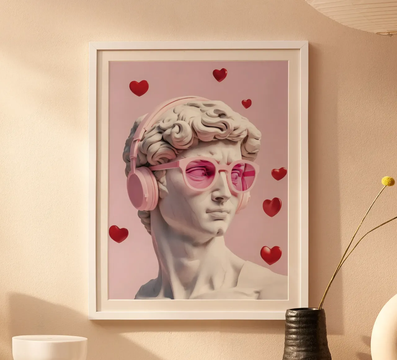 L'amore classico incontra quello moderno: Pink Pop David carta hahnemühle da Modern Muse