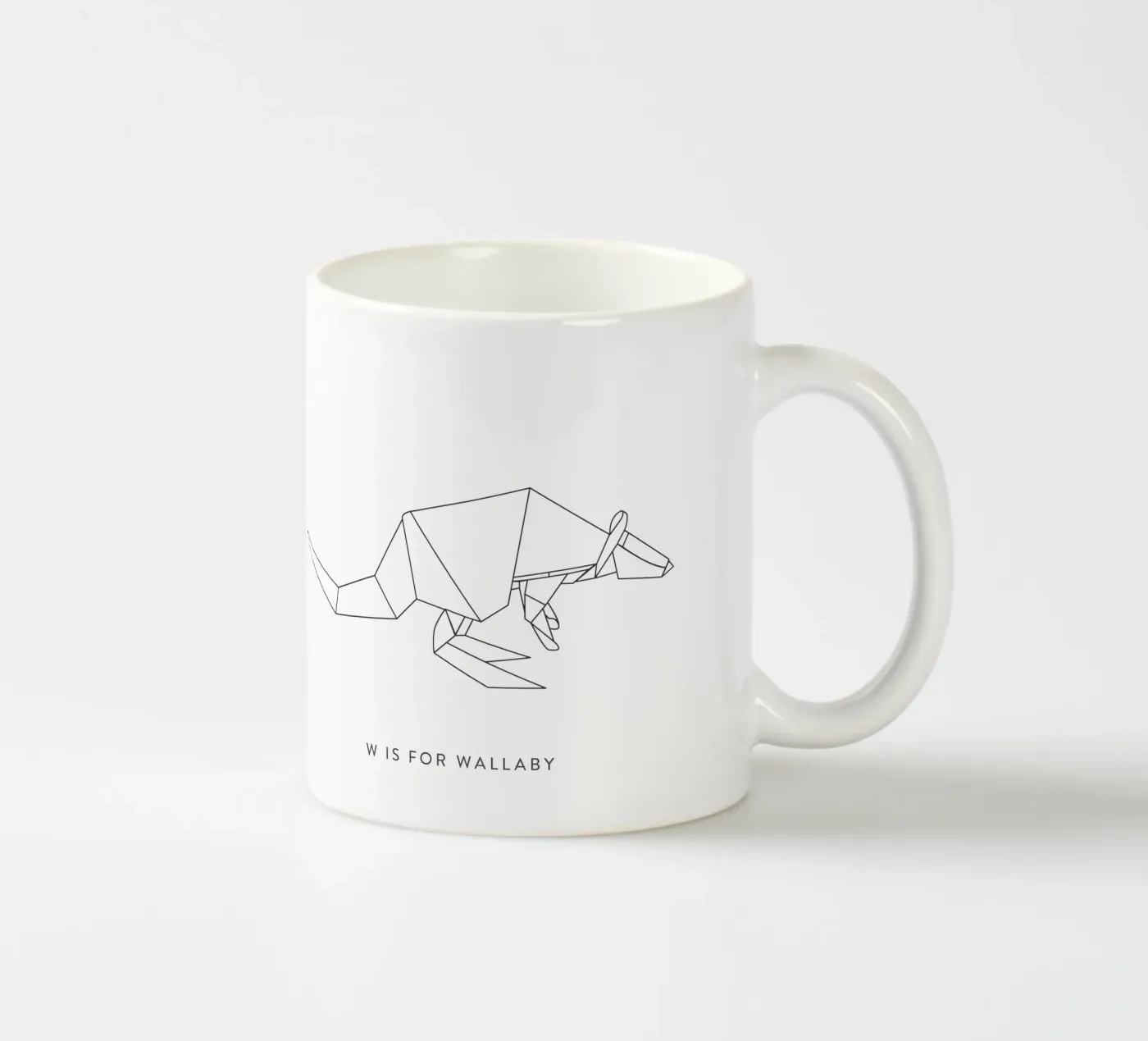 W ceramic mug by Julia Marquardt-Lott