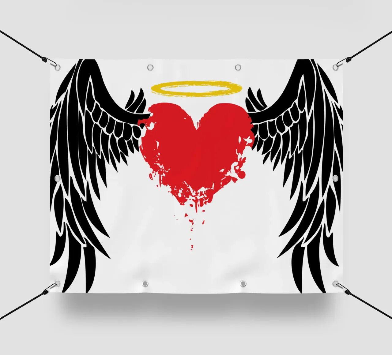 ali e cuore art design telo in pvc da ririedis
