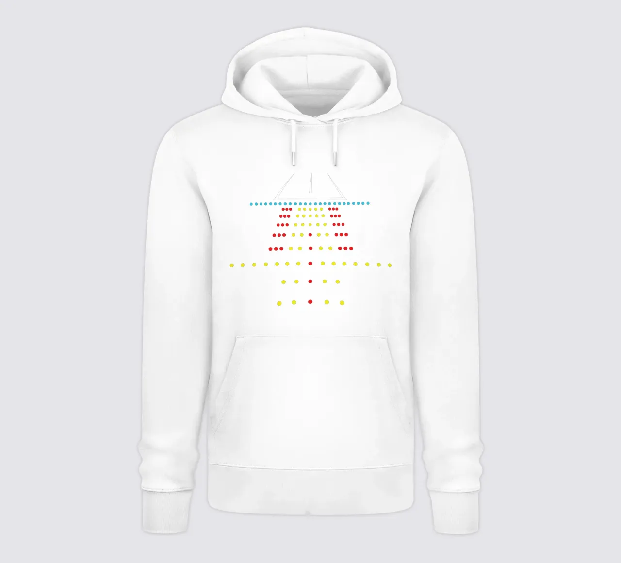 design in fuga felpa con cappuccio da ririedis