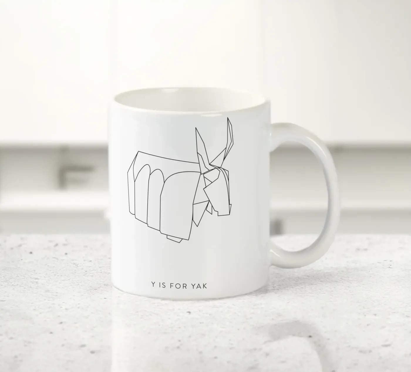 Y ceramic mug by Julia Marquardt-Lott