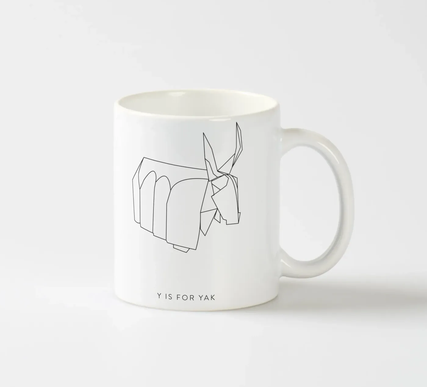 Y ceramic mug by Julia Marquardt-Lott