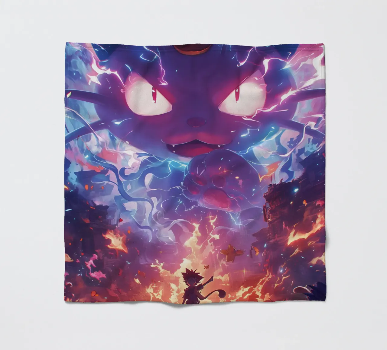 Meowth Pokemon coperta in pile da CreativeStudio