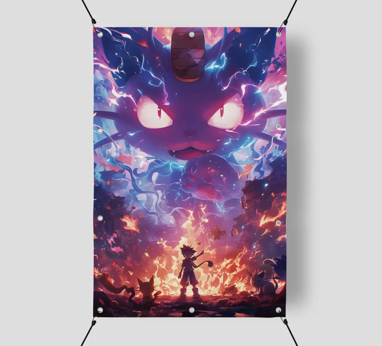 Meowth Pokemon telo in pvc da CreativeStudio