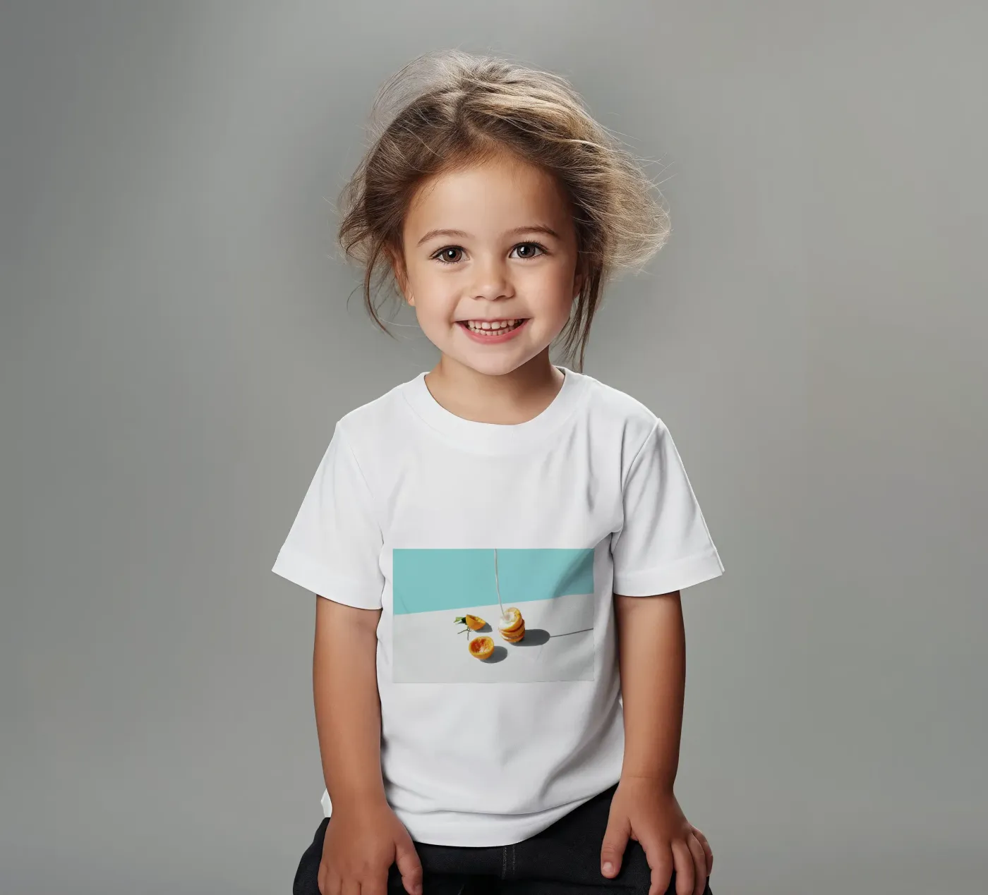 Final Orange kids t-shirt by George Griefy