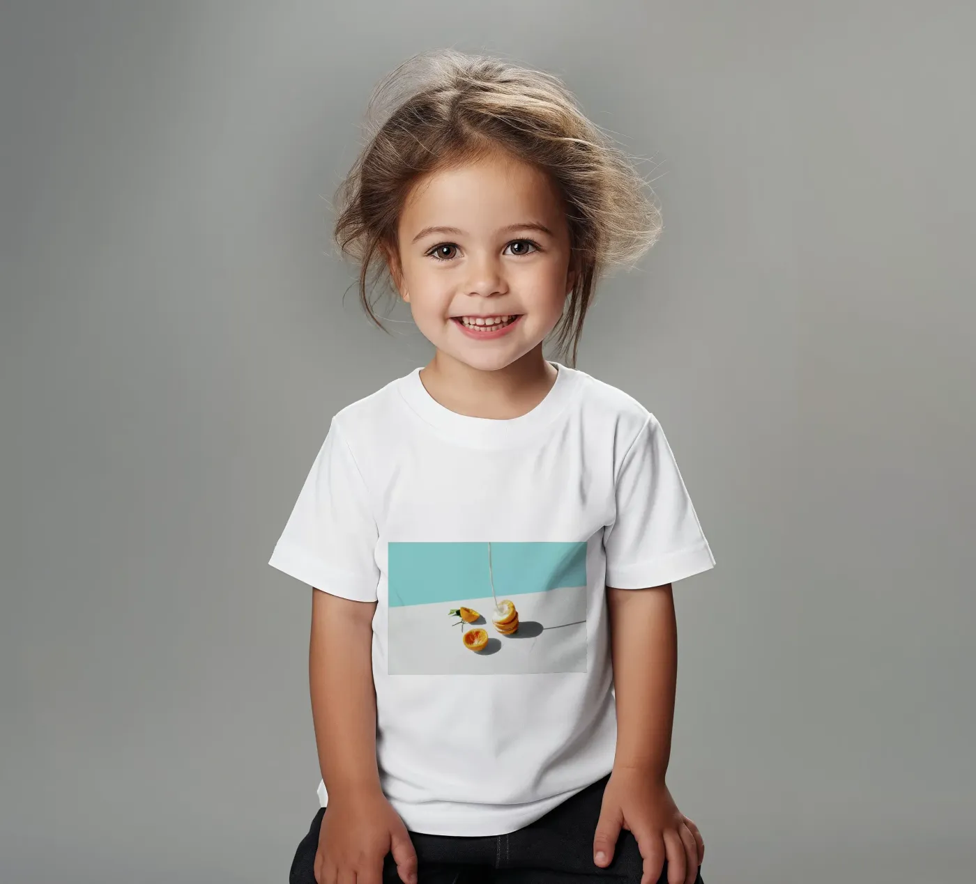 Final Orange kids t-shirt by George Griefy