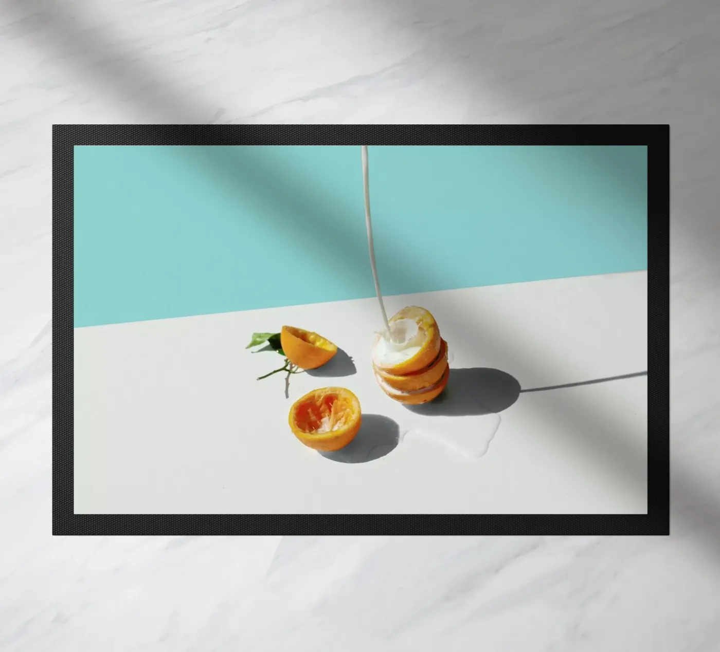 Final Orange deurmat van George Griefy