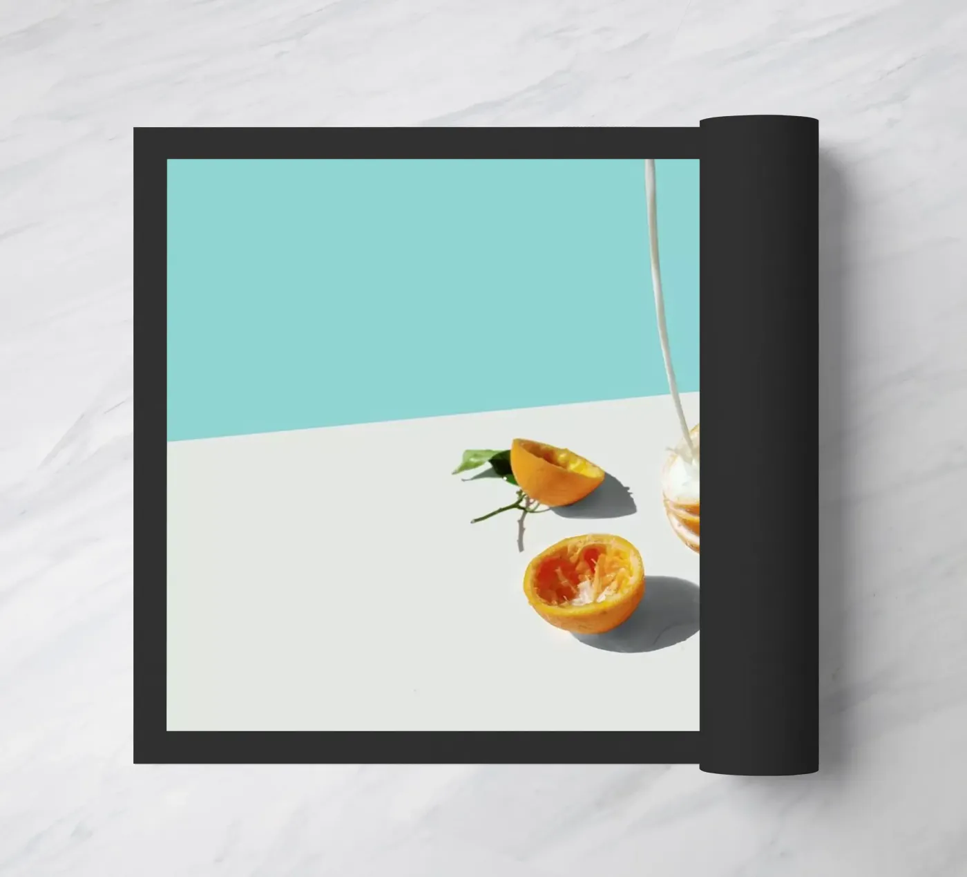 Final Orange deurmat van George Griefy