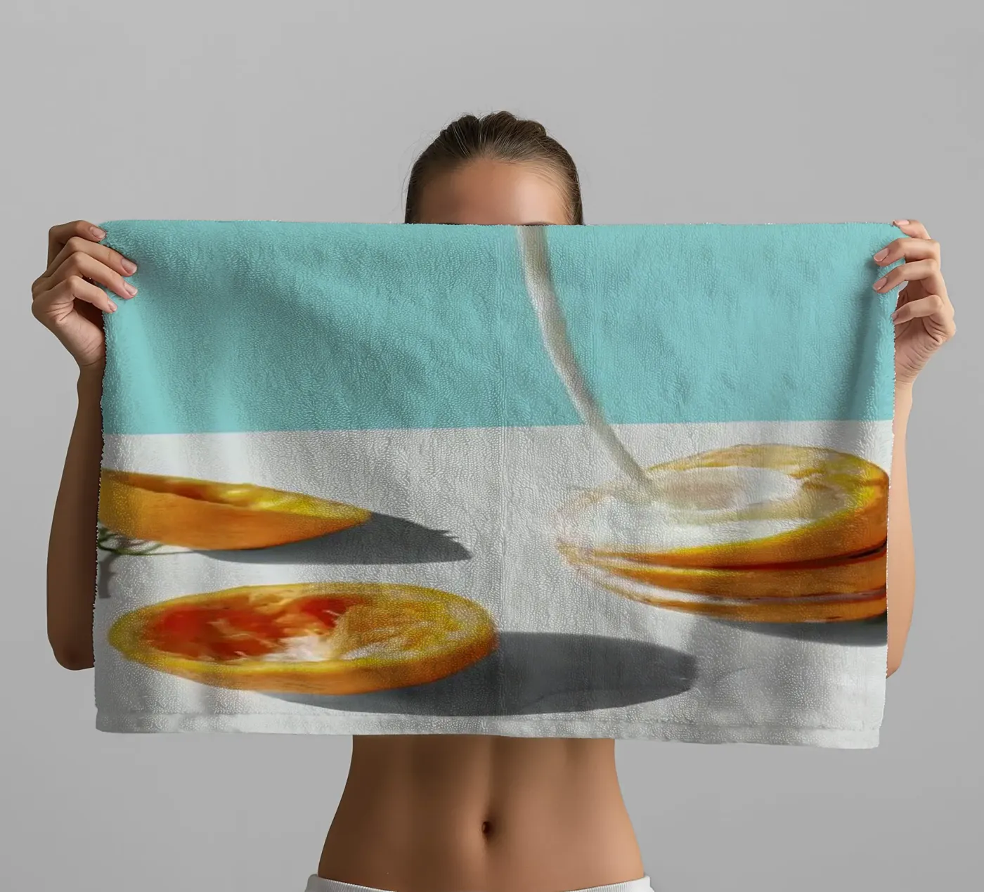 Final Orange badhanddoek van George Griefy