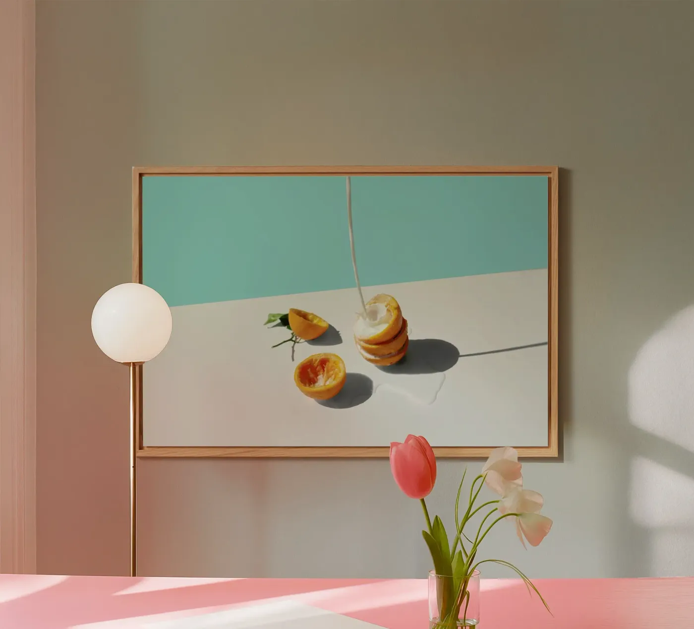 Final Orange alluminio dibond da George Griefy