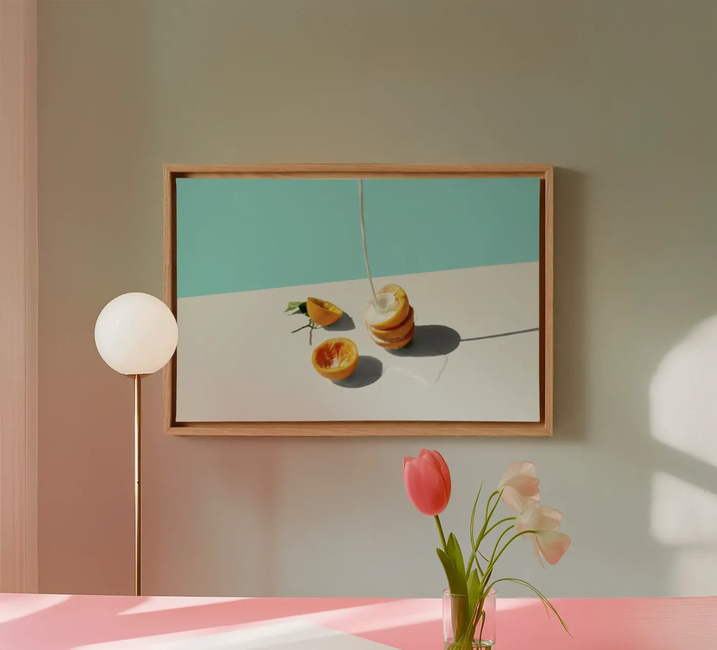 Final Orange canvas van George Griefy