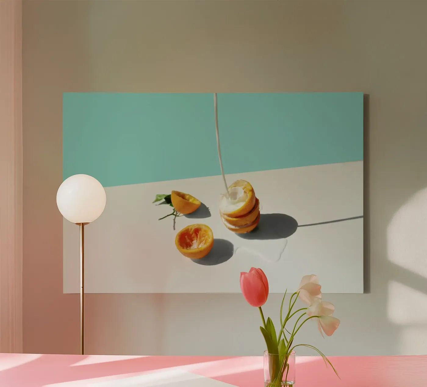 Final Orange canvas van George Griefy