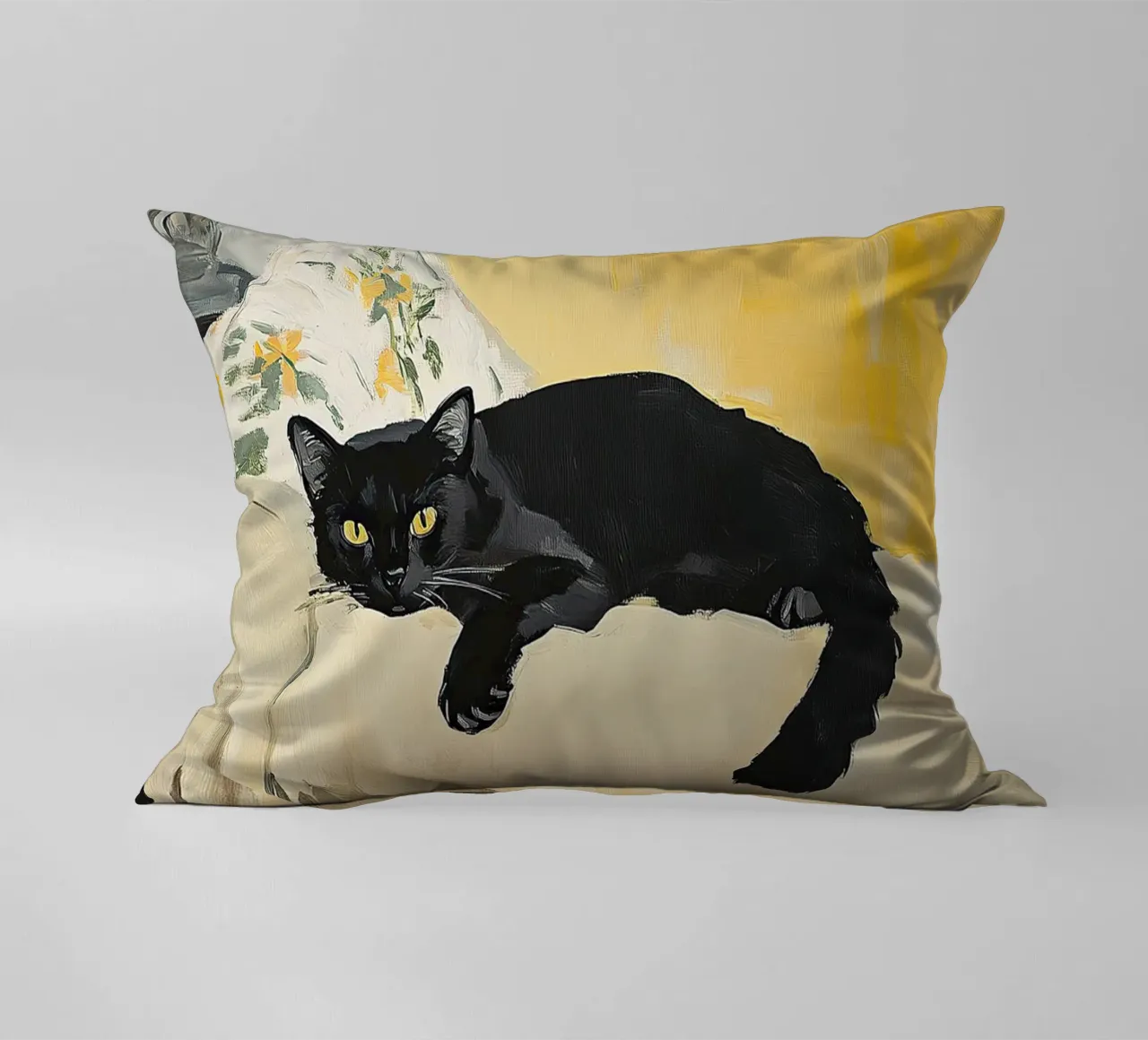Gatto nero cuscino da Euphoria Theresa