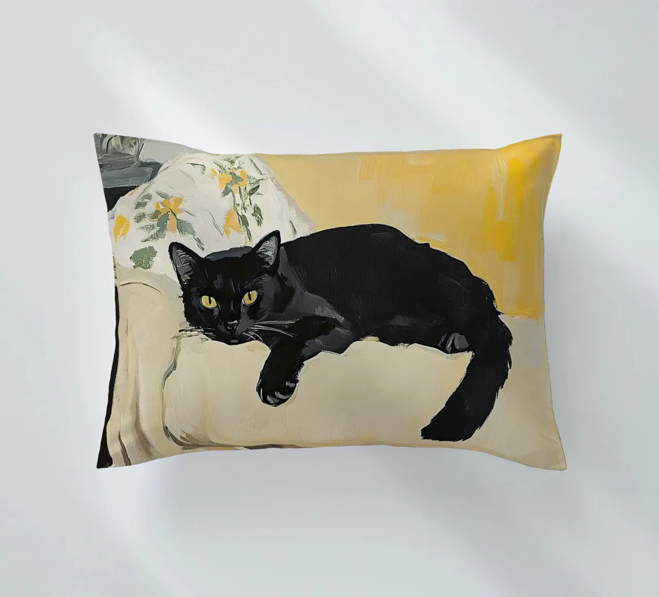 Gatto nero cuscino da Euphoria Theresa