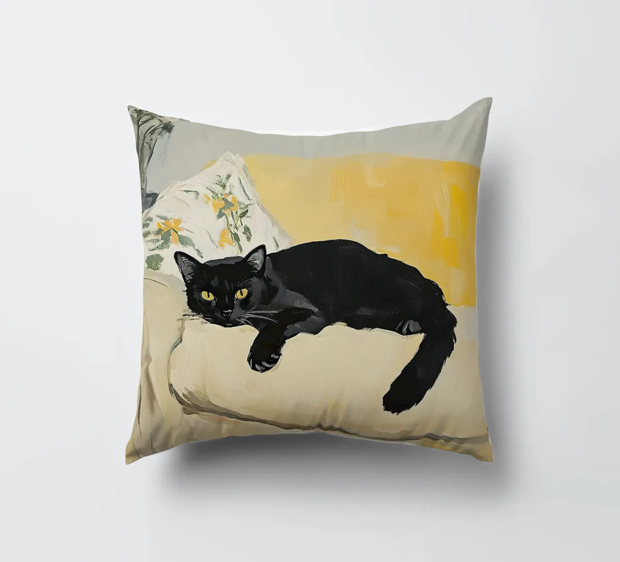 Gatto nero cuscino da Euphoria Theresa