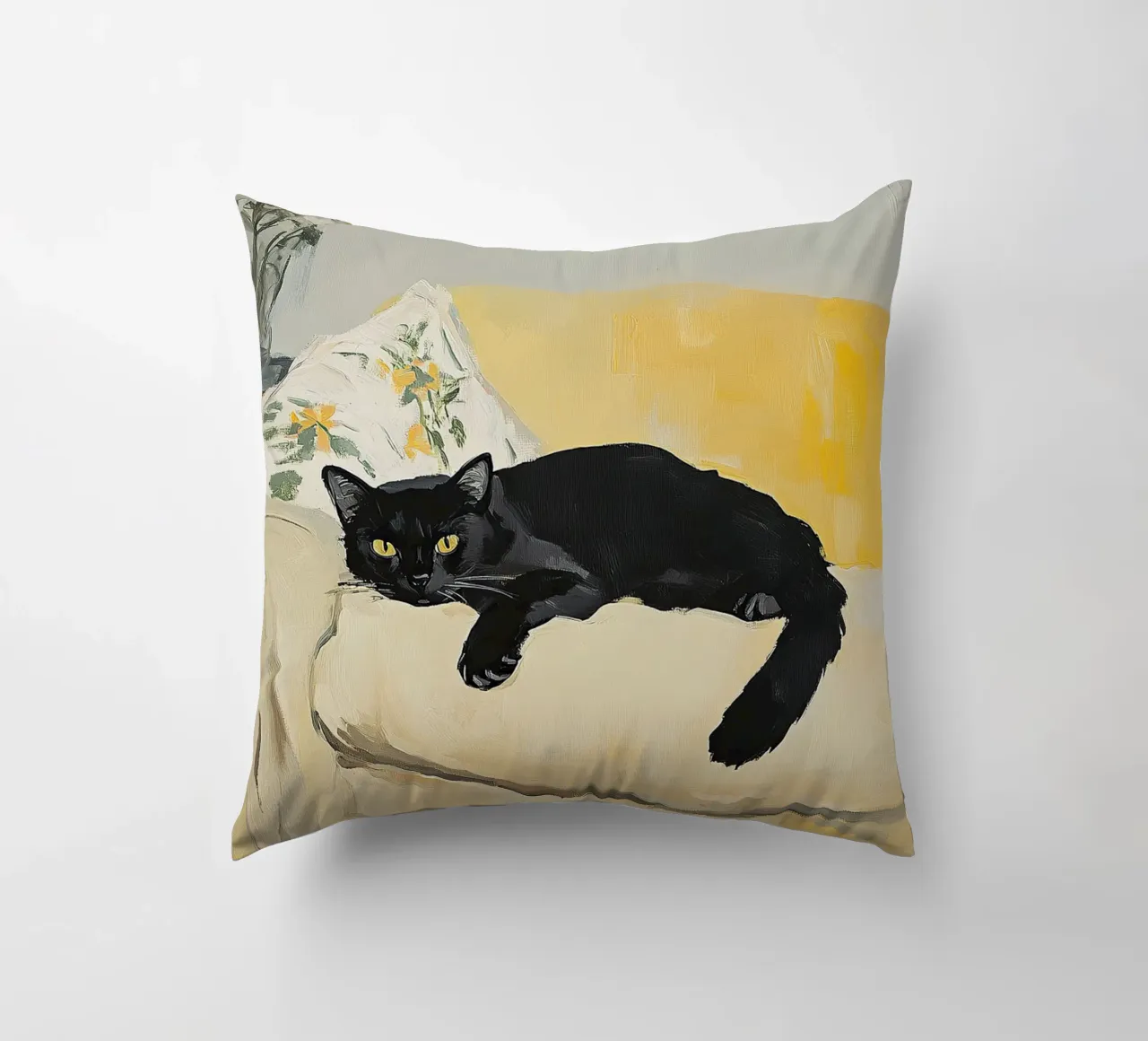 Gatto nero cuscino da Euphoria Theresa