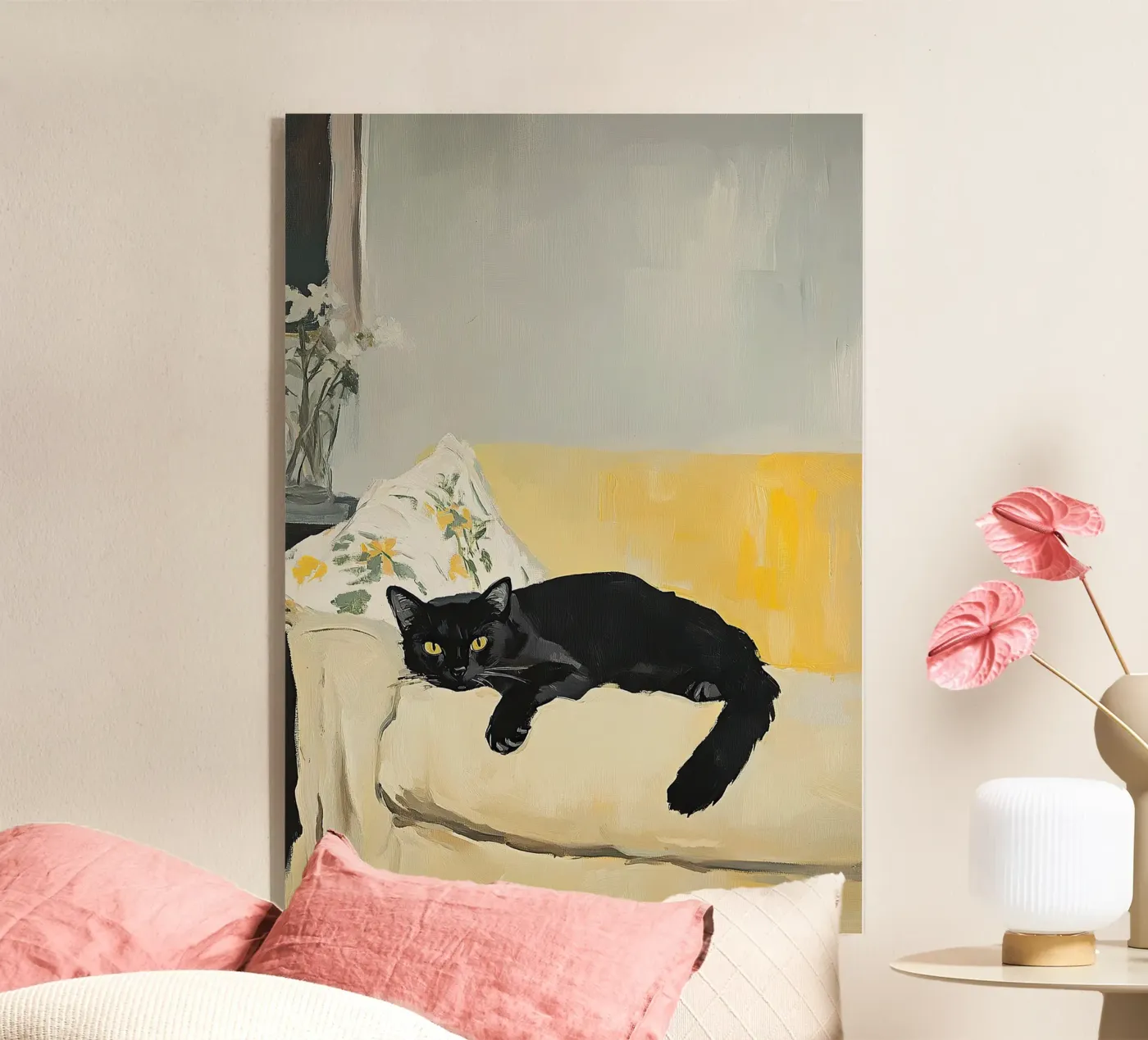 Black cat plexiglass da Euphoria Theresa