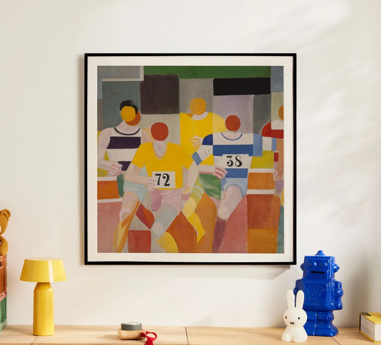 Robert Delaunay - Les coureurs poster de ARTOTHEK