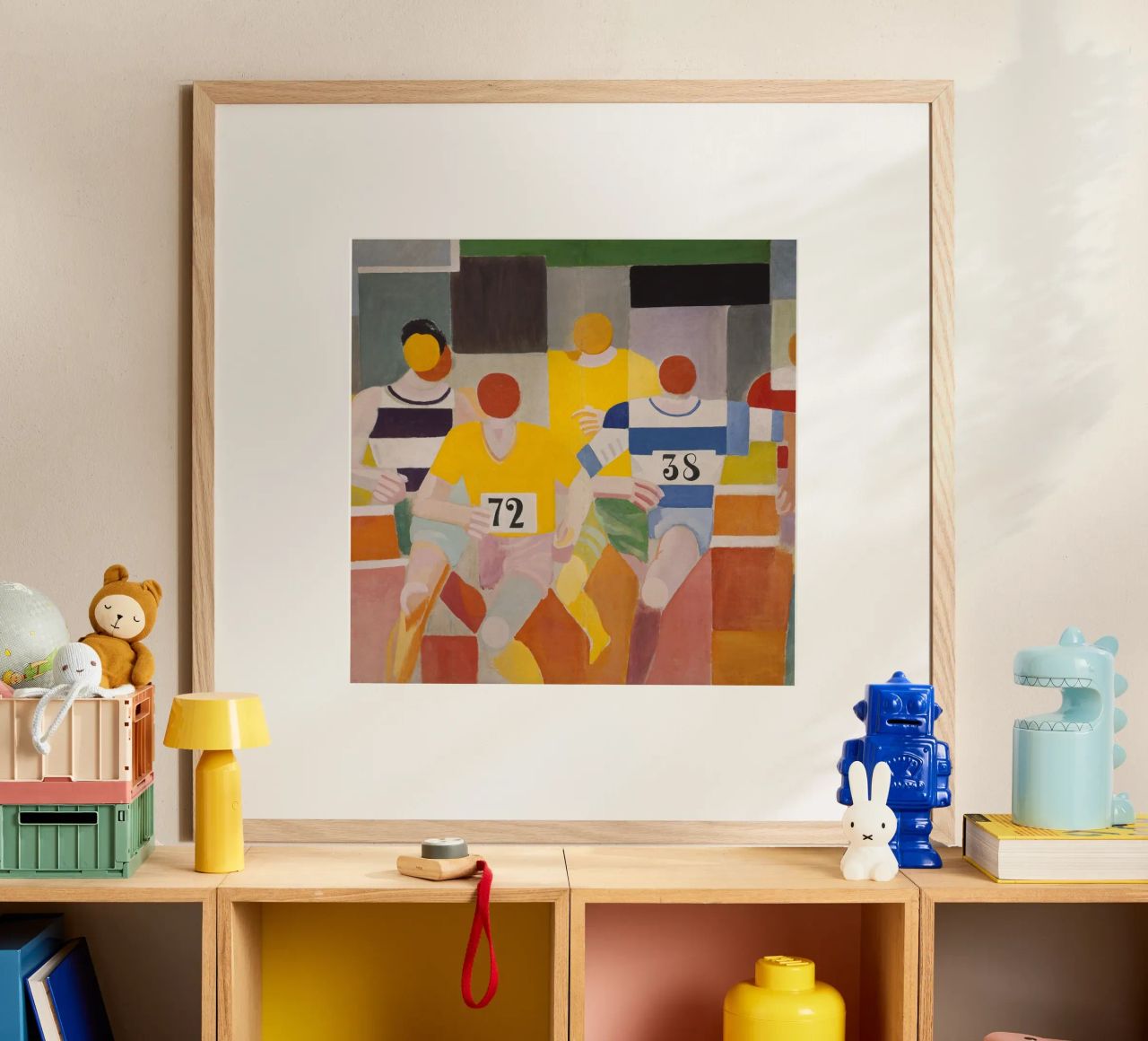 Robert Delaunay - Les coureurs poster de ARTOTHEK