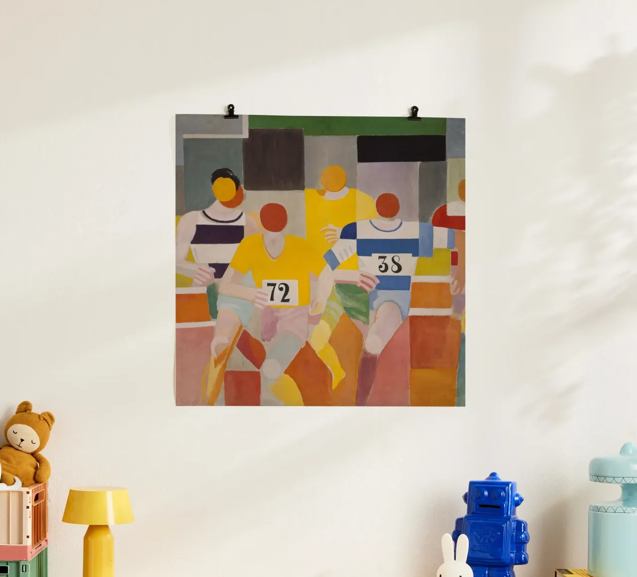 Robert Delaunay - I corridori poster con telaio in alluminio da ARTOTHEK