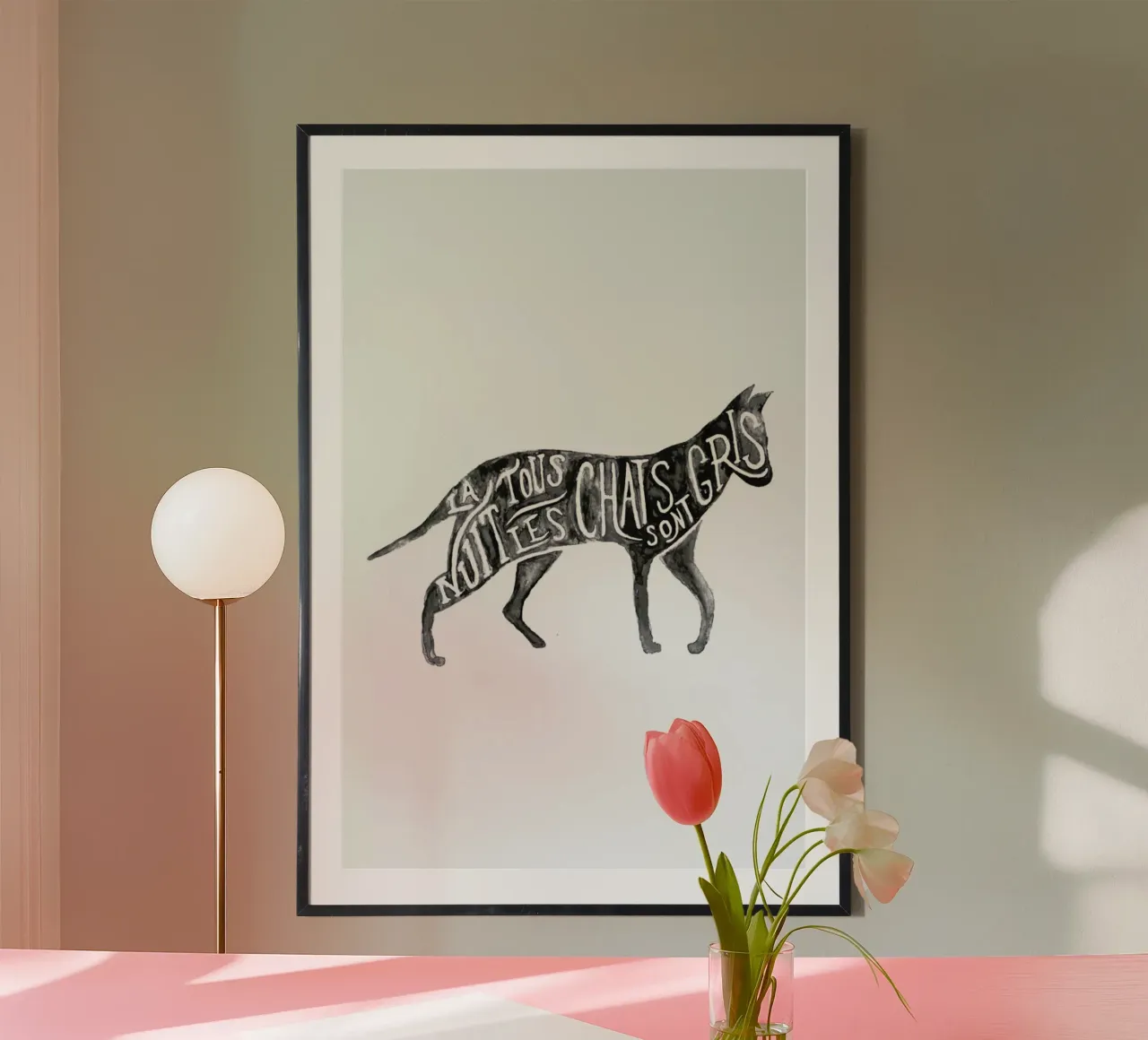 Les chats sont gris hahnemühle de JONATTEND