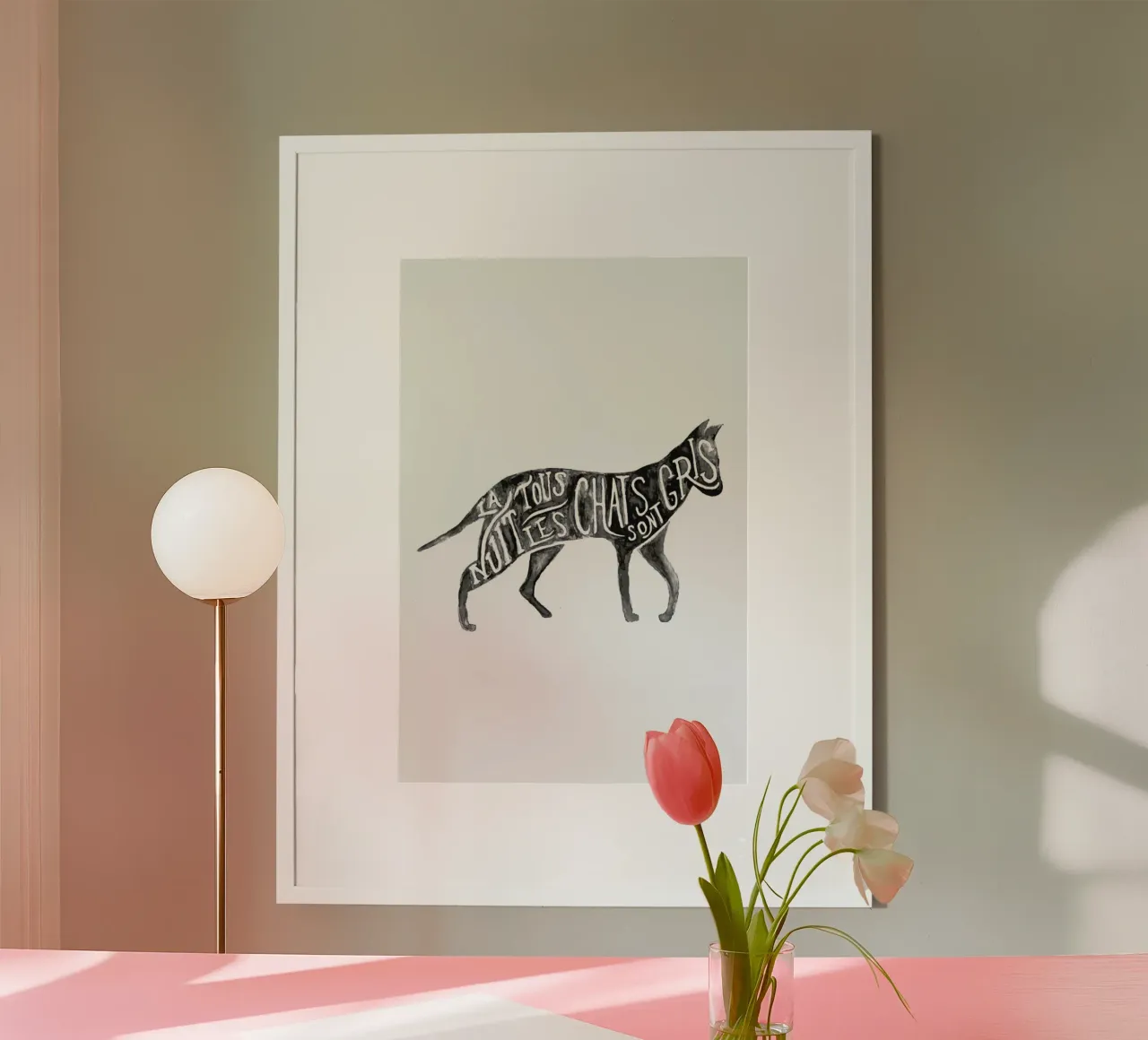 Les chats sont gris hahnemühle de JONATTEND