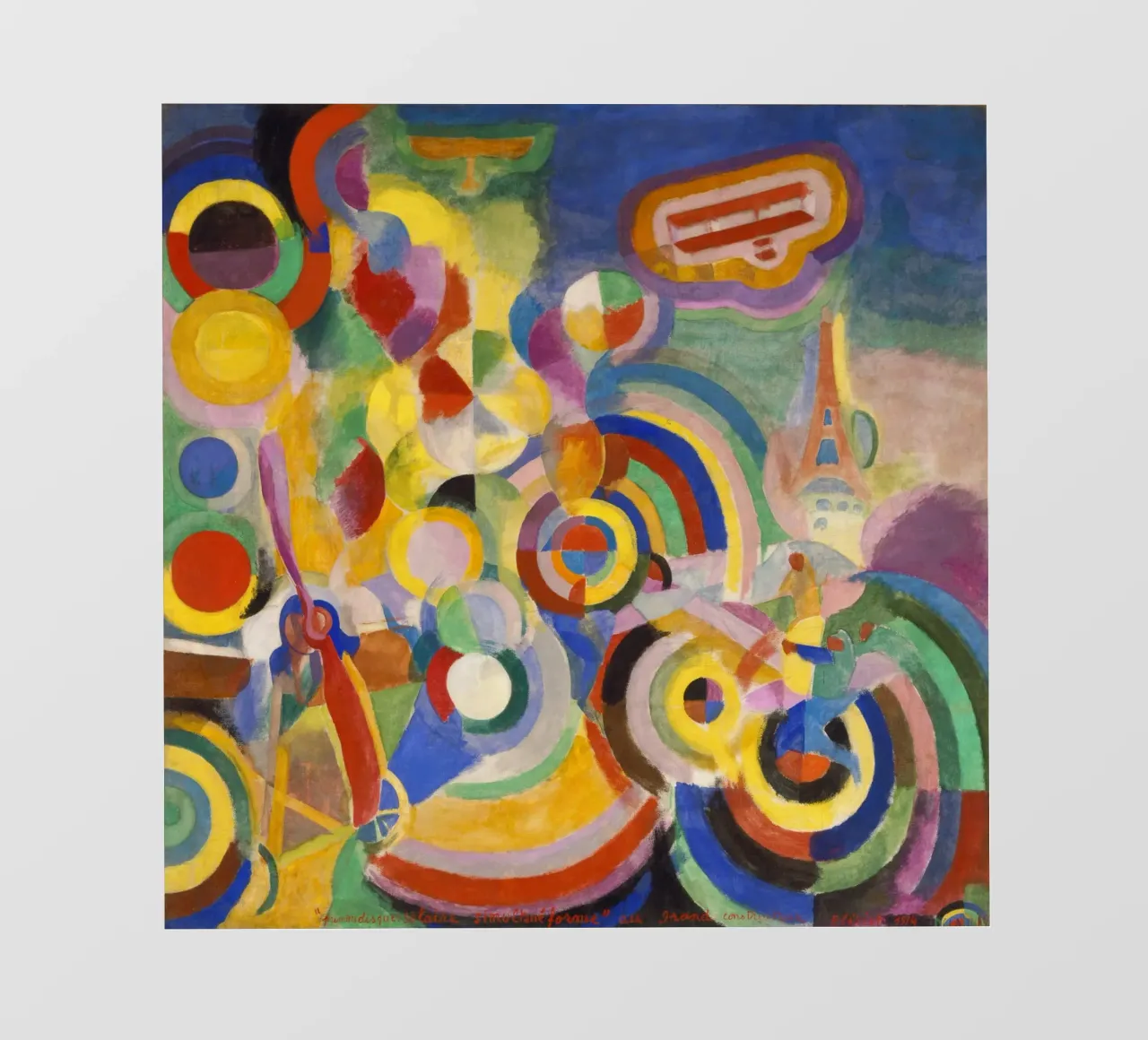 Robert Delaunay - Omaggio a Blériot telo in pvc da ARTOTHEK
