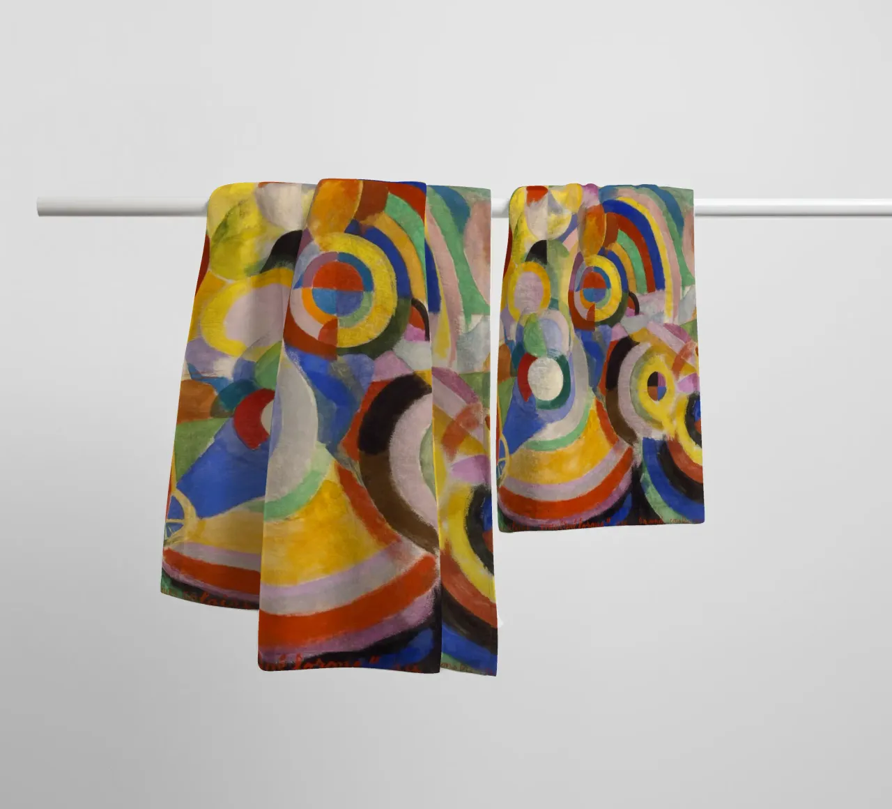 Robert Delaunay - Omaggio a Blériot asciugamano da bagno da ARTOTHEK