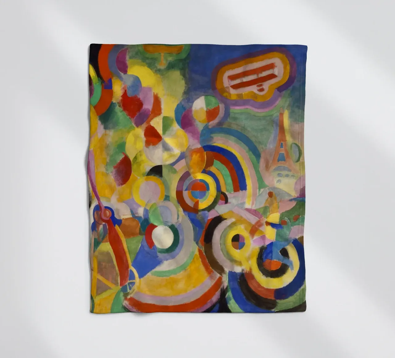 Robert Delaunay - Omaggio a Blériot coperta in pile da ARTOTHEK