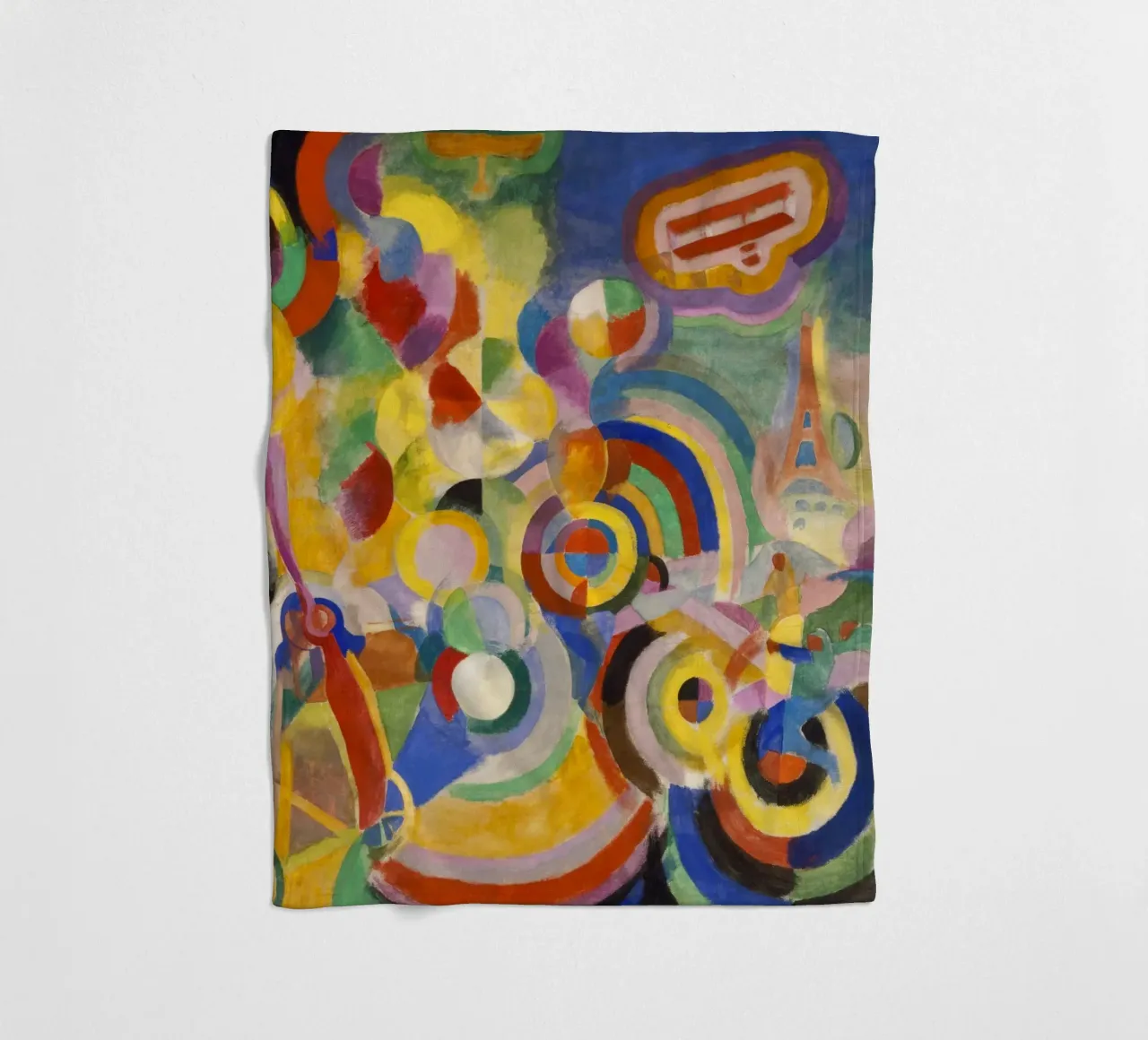 Robert Delaunay - Omaggio a Blériot coperta in pile da ARTOTHEK