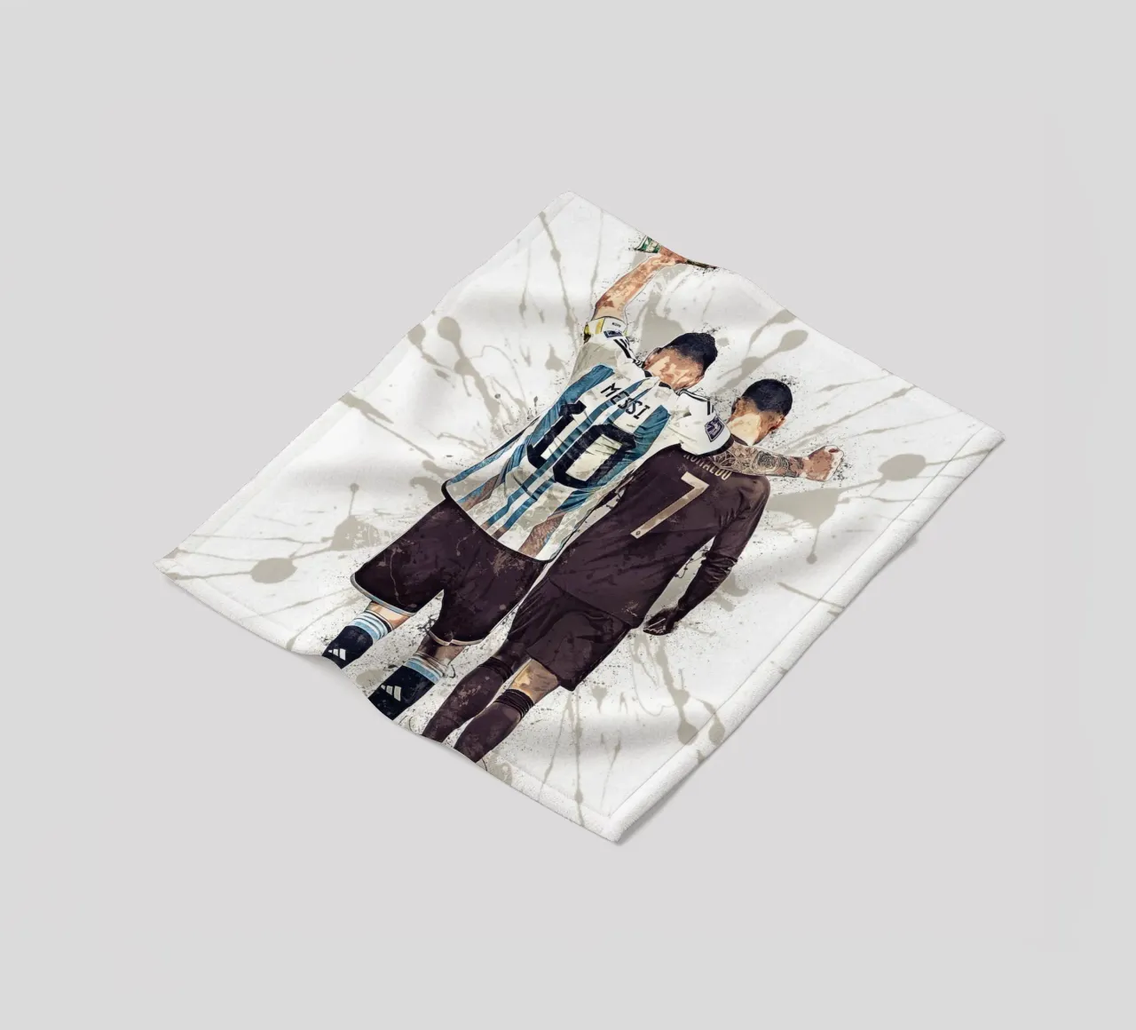 Messi And Ronaldo World Cup 2022 coperta in pile da tenten
