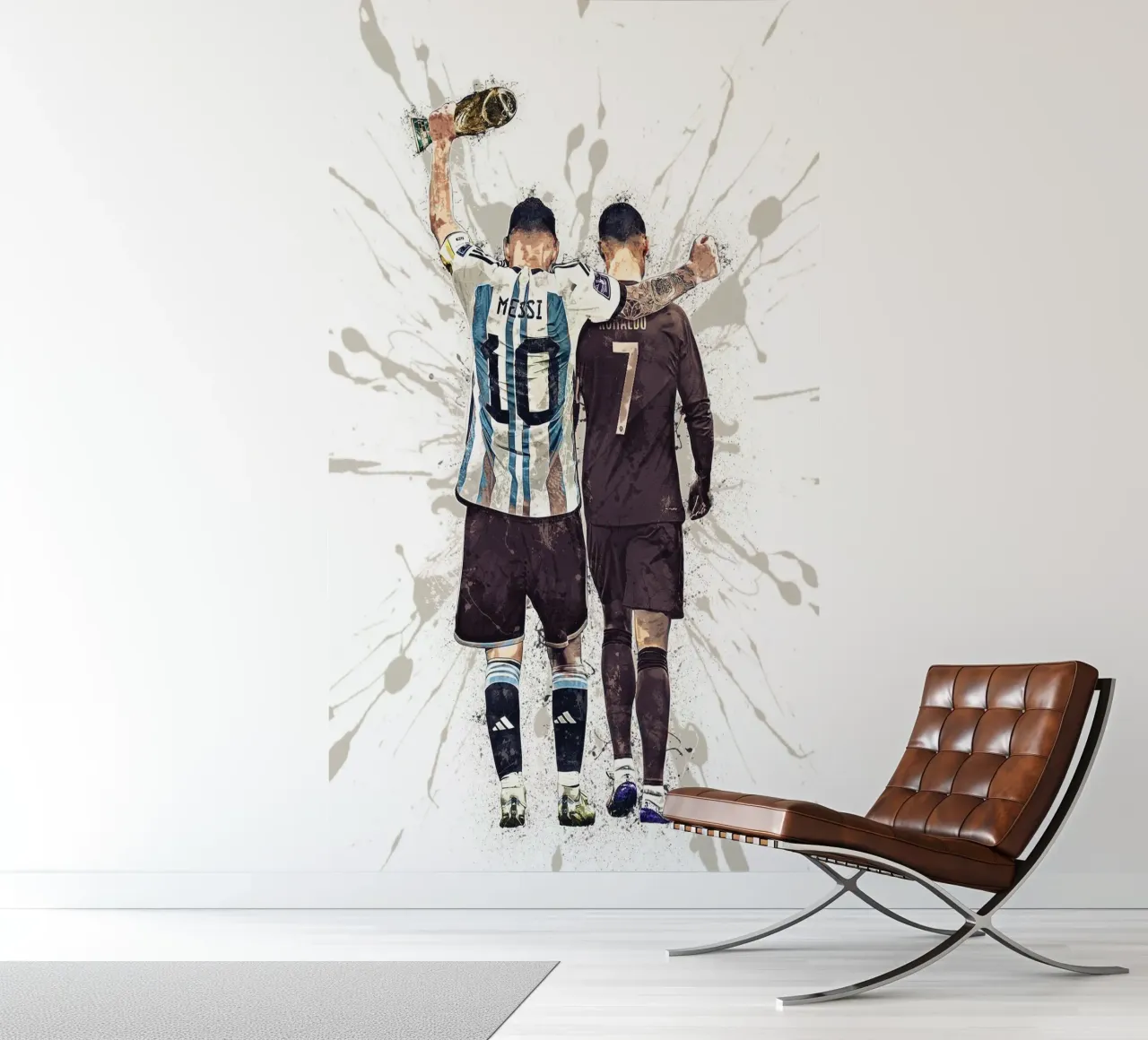 Messi And Ronaldo World Cup 2022 photo wallpaper by tenten