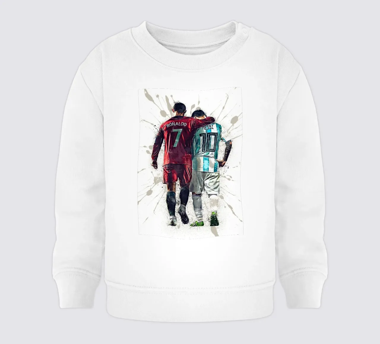 Messi And Ronaldo World Cup felpa neonato da tenten