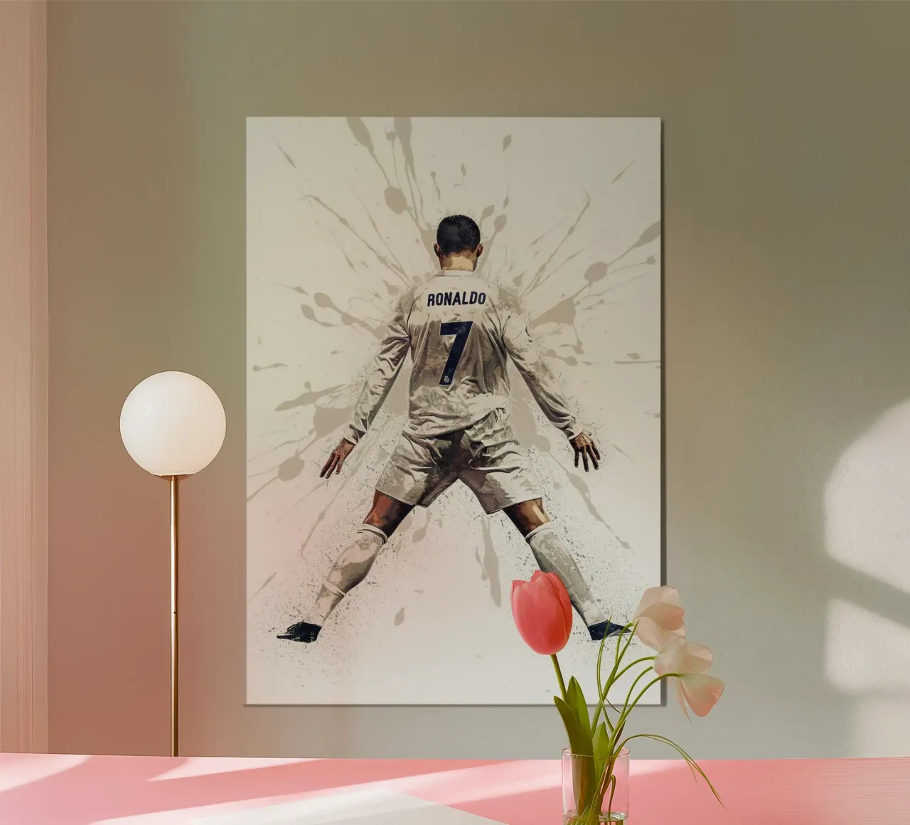 Ronaldo Real Madrid poster con telaio in plastica da tenten