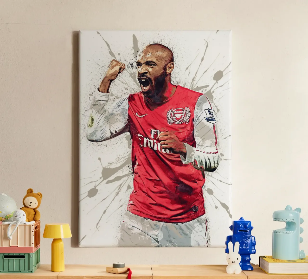 Thierry Henry Arsenal canvas by tenten
