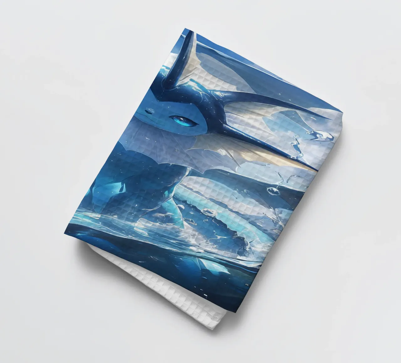 Vaporeon Pokemon tea towel by CreativeStudio