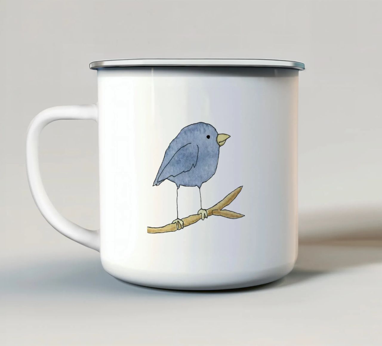 Bird tazza in smalto da Face & Content