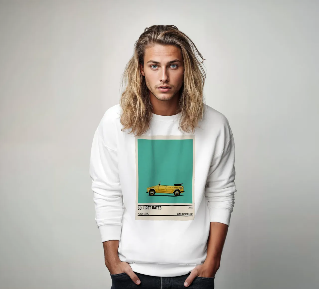 50 first dates movie car felpa da TheArtstudio