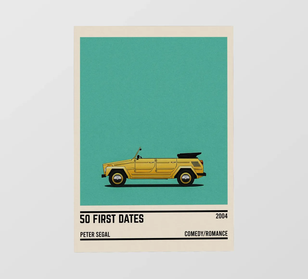 50 first dates movie car telo in pvc da TheArtstudio