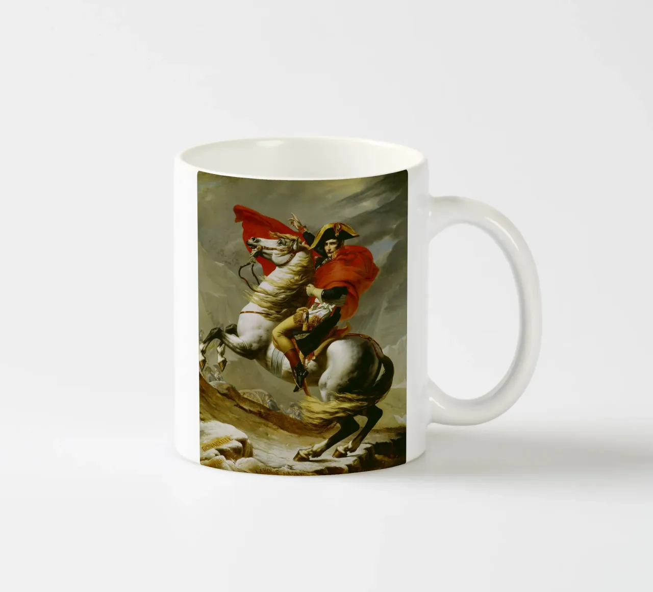 Jacques Louis David - Napoleone che attraversa le Alpi tazza in ceramica da ARTOTHEK