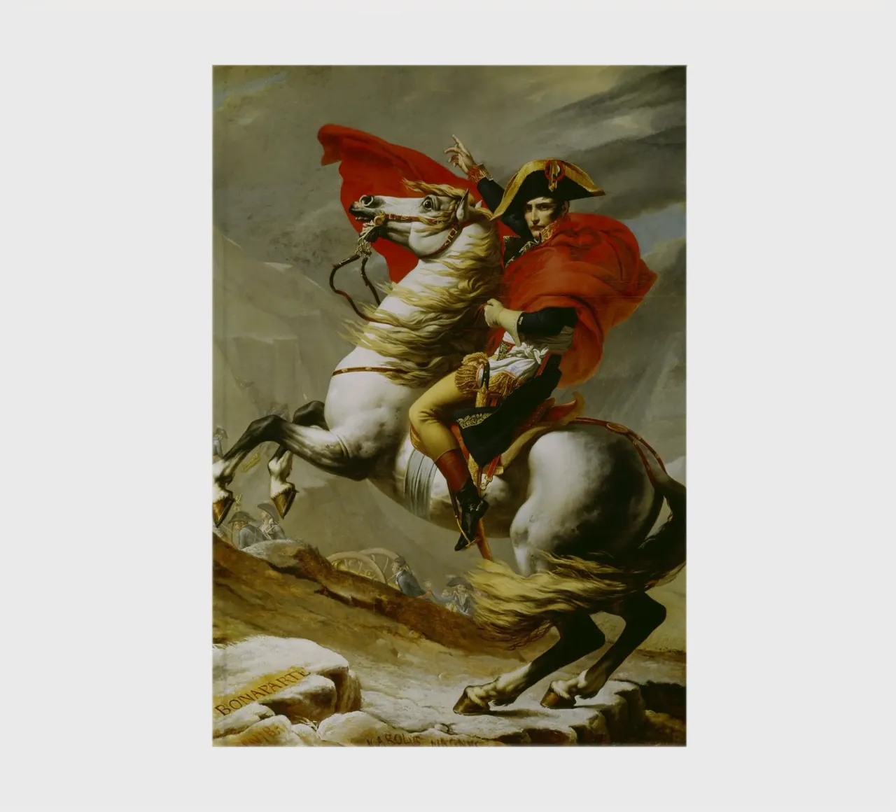 Jacques Louis David - Napoleone che attraversa le Alpi diario da ARTOTHEK